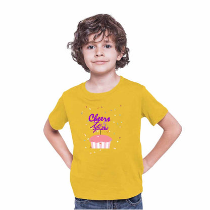 Cheers Cake 5th Birthday Theme Kids T-shirt