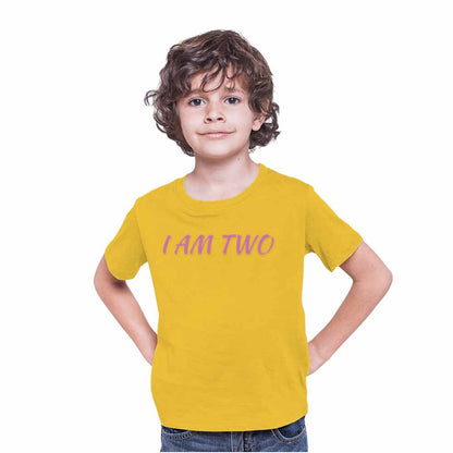 I Am Two Birthday Theme Kids T-shirt