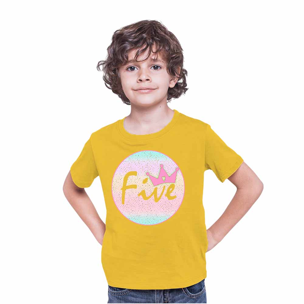 5th Birthday Theme Kids T-shirt