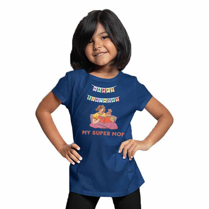 Happy Birthday Super mom T-shirt/Romper