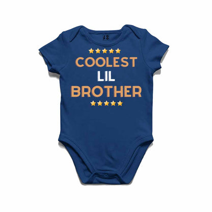 Cooler Lil Brother Design Multicolor T-shirt/Romper