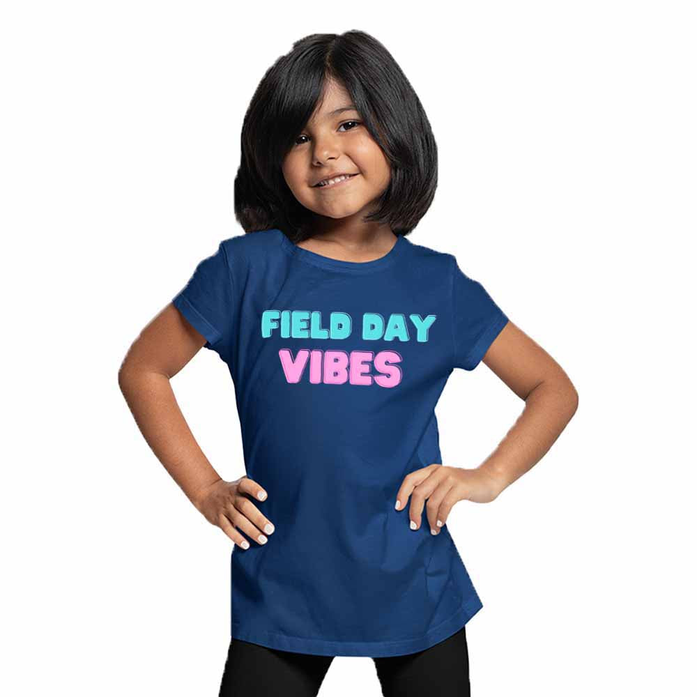 Pre-school Theme Field Day Vibes T-Shirt For Kids