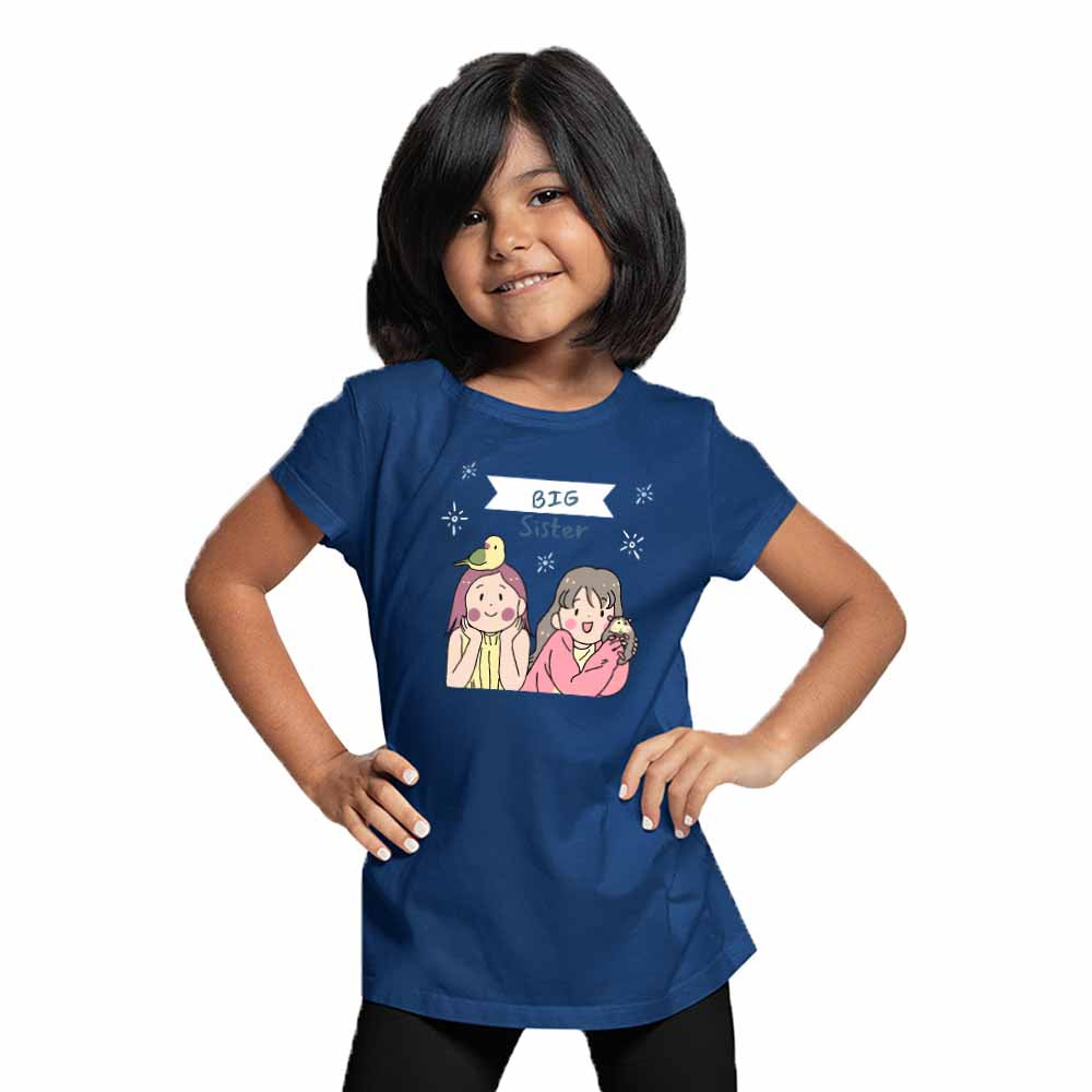 Big Sister Printed Design T-Shirt