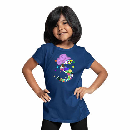 Graphic Style 5th Birthday Theme Kids T-shirt