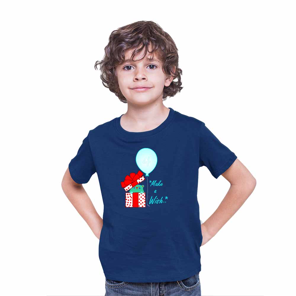 Gift Box designed 4rd Birthday Theme Kids T-shirt