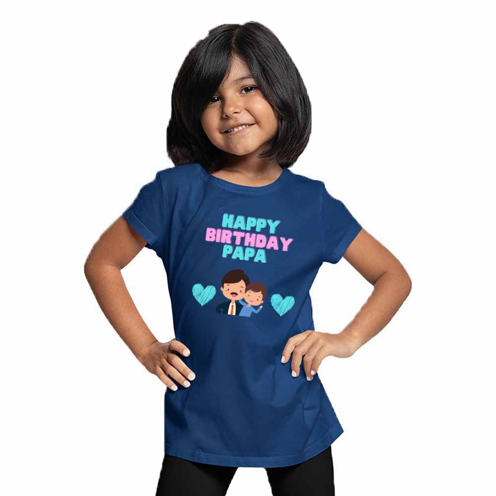 Happy Birthday Papa design T-shirt/Romper