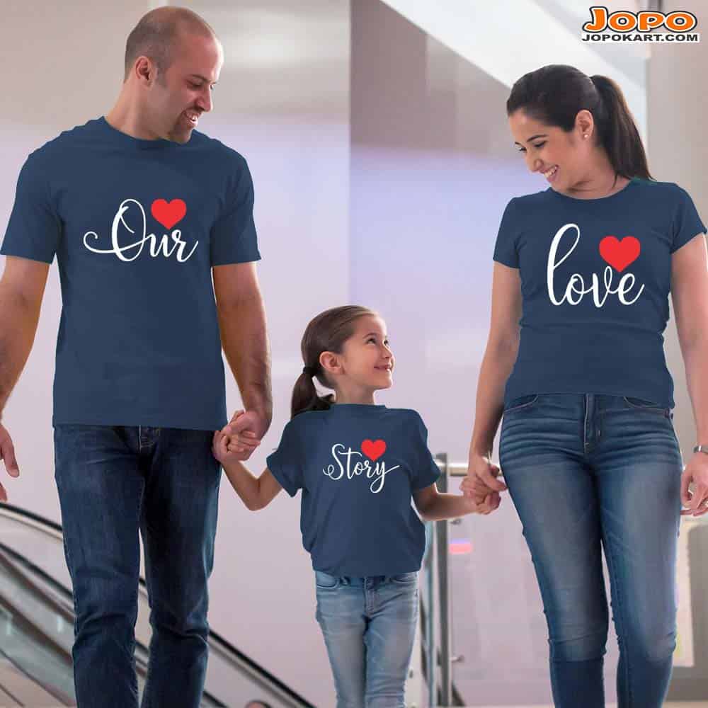 Matching Love Couple T-Shirts Set for him and her Bangladesh