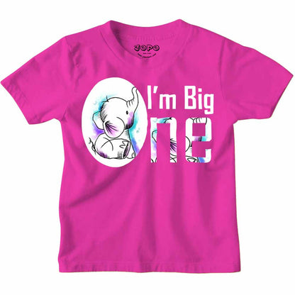 Iam Big one Elephant+ Design T-shirt/Romper