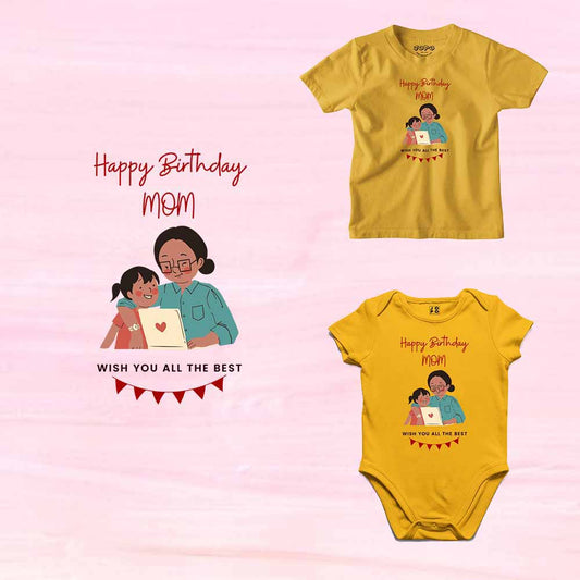 Happy Birthday Mom T-shirt/Romper