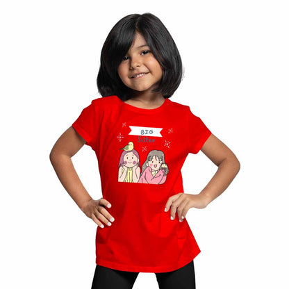 Big Sister Printed Design T-Shirt