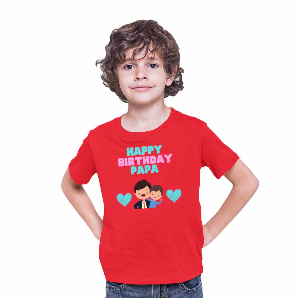 Happy Birthday Papa design T-shirt/Romper