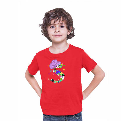 Graphic Style 5th Birthday Theme Kids T-shirt