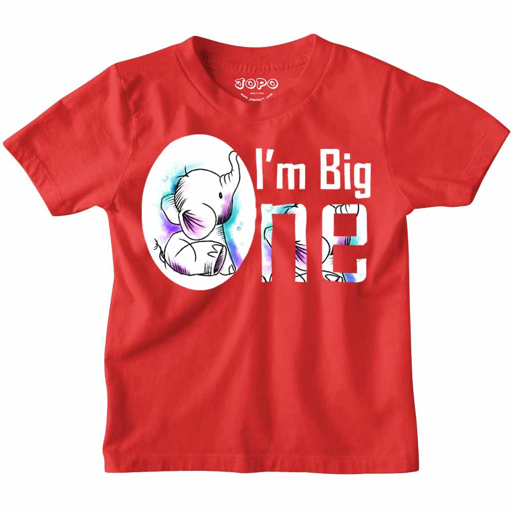 Iam Big one Elephant+ Design T-shirt/Romper