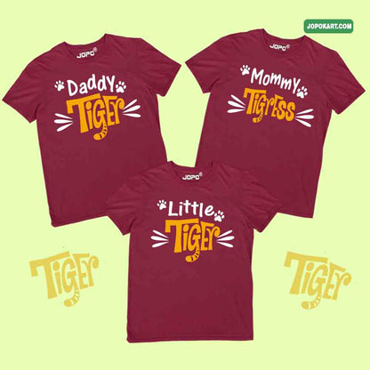 tiger Family Maroon