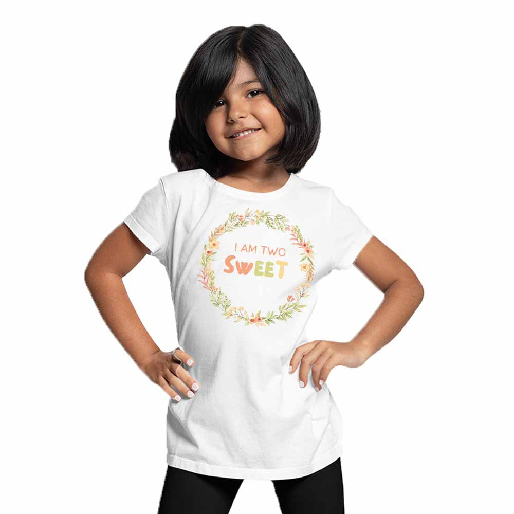 I Am Two Sweet Design kids T-shirt/Romper