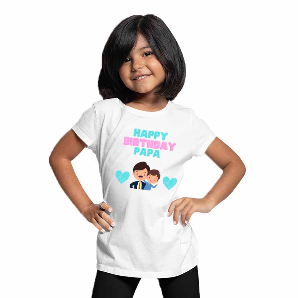 Happy Birthday Papa design T-shirt/Romper