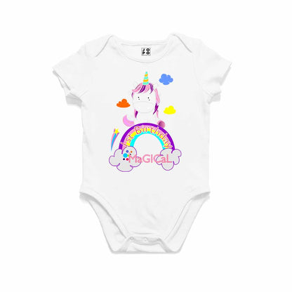 1st Birthday Unicorn Design kids T-shirt/Romper