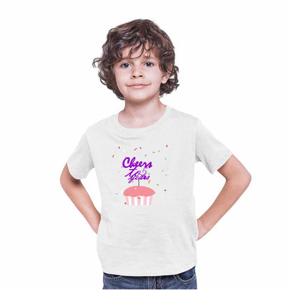 Cheers Cake 5th Birthday Theme Kids T-shirt