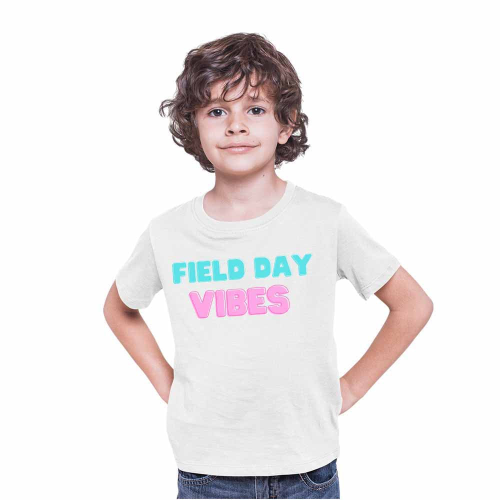 Pre-school Theme Field Day Vibes T-Shirt For Kids