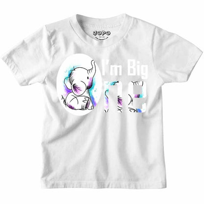 Iam Big one Elephant+ Design T-shirt/Romper