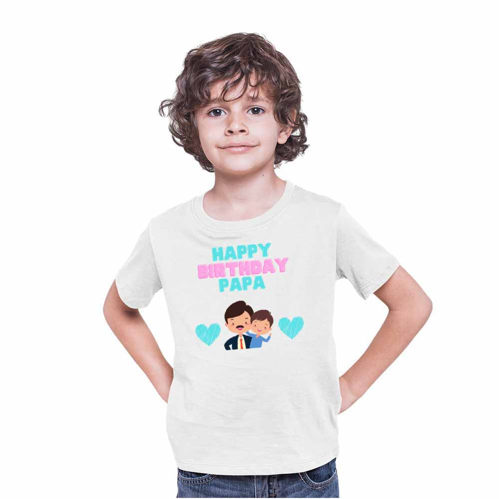 Happy Birthday Papa design T-shirt/Romper