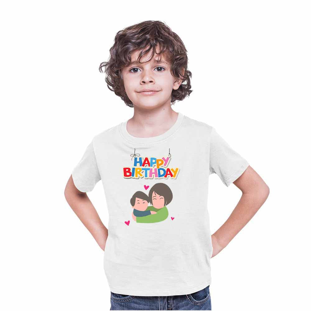 Happy Birthday mommy with kids T-shirt/Romper