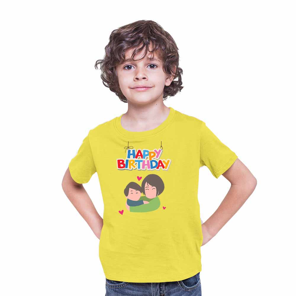 Happy Birthday mommy with kids T-shirt/Romper