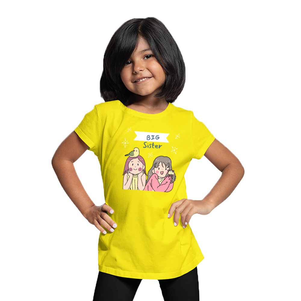 Big Sister Printed Design T-Shirt