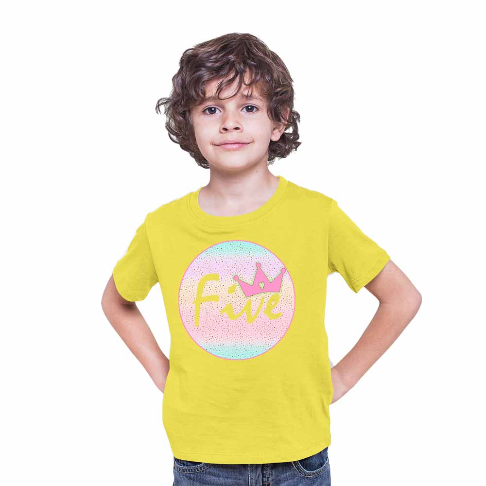 5th Birthday Theme Kids T-shirt