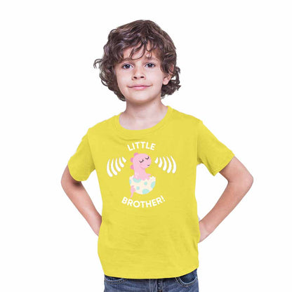 Little Brother baby dragon Design Multicolor T-shirt/Romper